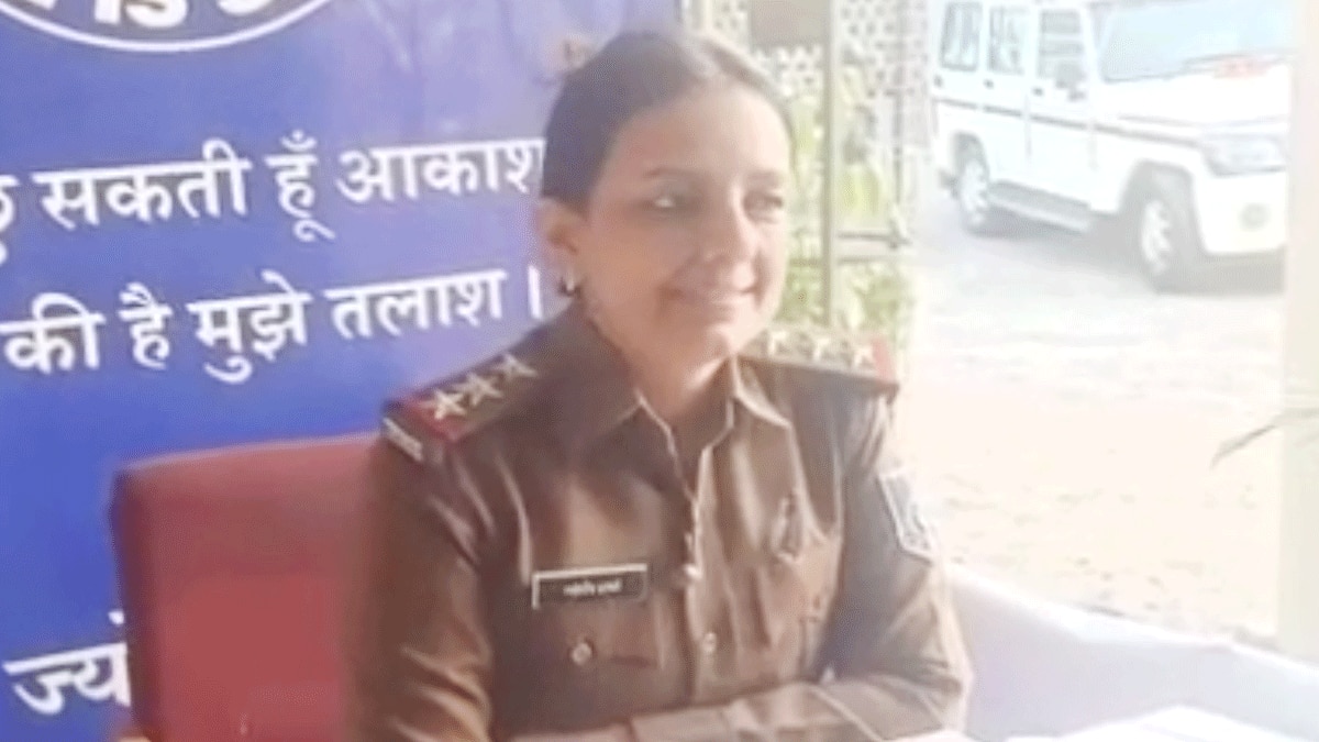 महिला थाना प्रभारी ज्योति शर्मा (फोटो-धर्मेंद्र कुमार शर्मा)