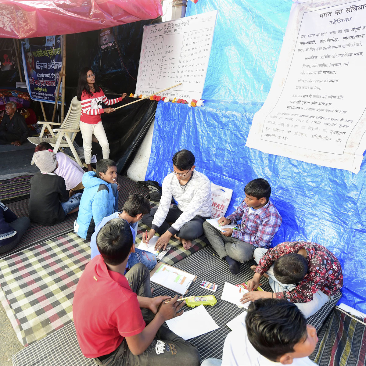 Near Protest @Delhi (Photo:PTI)