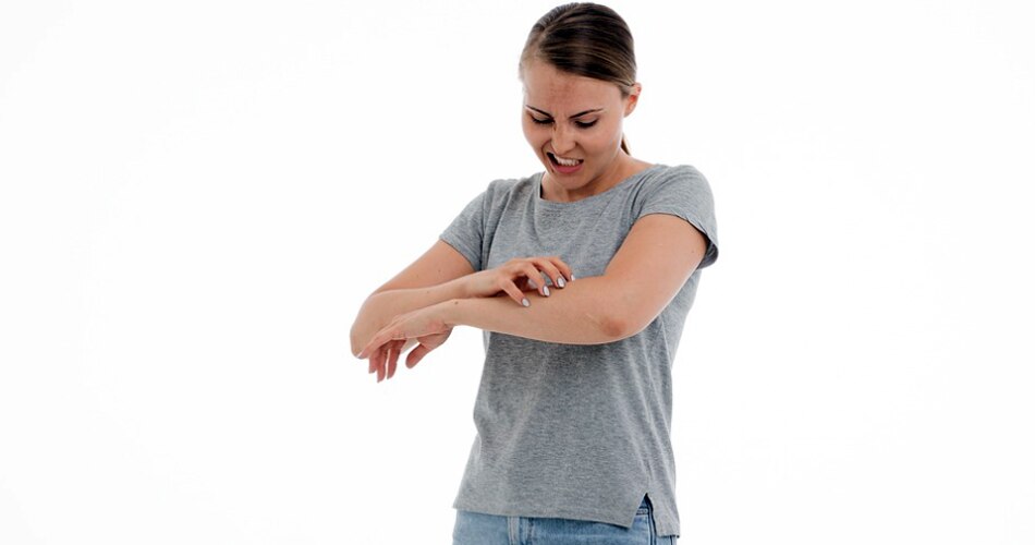 त्वचा का रंग बदलना और चकत्ते पड़ना