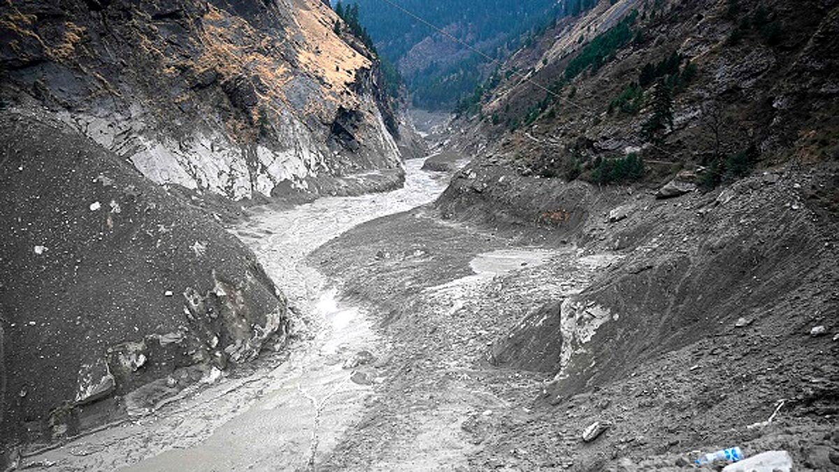 new lake formed on Rishiganga 