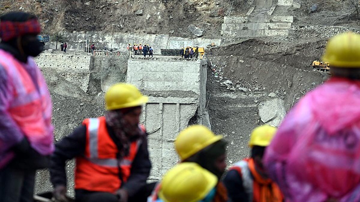 new lake formed on Rishiganga 