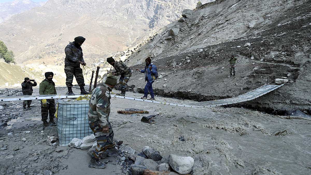 Rishiganga Hydropower Project Affected Raini Village