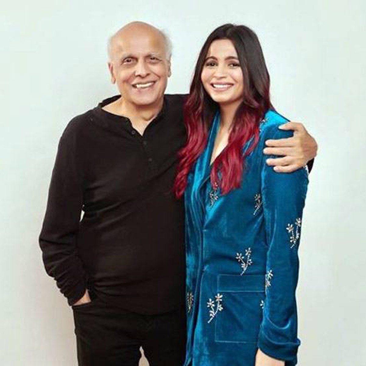 र‍िया कपूर अपने प‍िता के साथ 