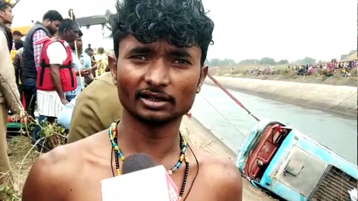 नर्सिंग का एग्जाम देने जा रहे थे सीधी से सतना स्टूडेंट, नहर में बस ग‍िरी तो न‍िकले 45 शव 