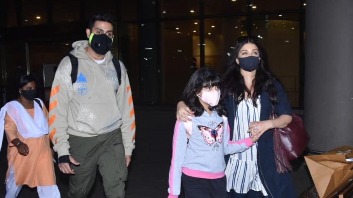 परिवार संग ऐश्वर्या 