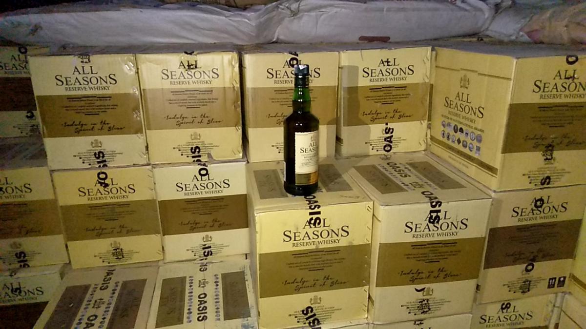  पटना में पकड़ी गई 9 ट्रक शराब