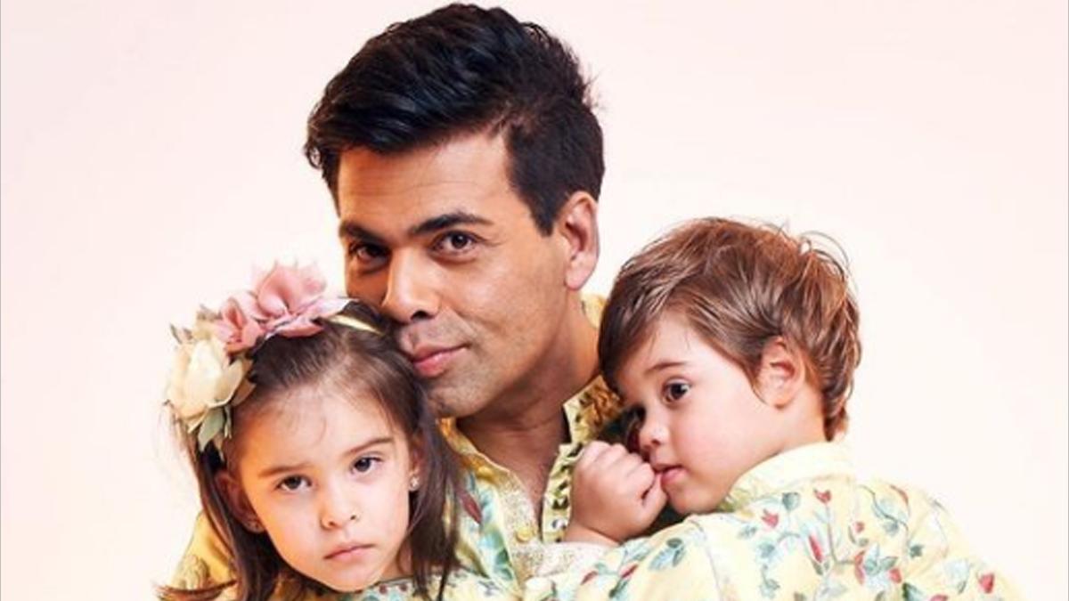 बच्चों संग करण जौहर