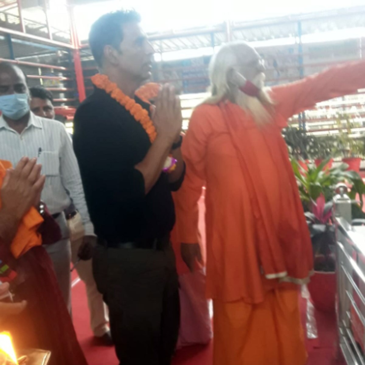 अक्षय कुमार राम मंदिर में