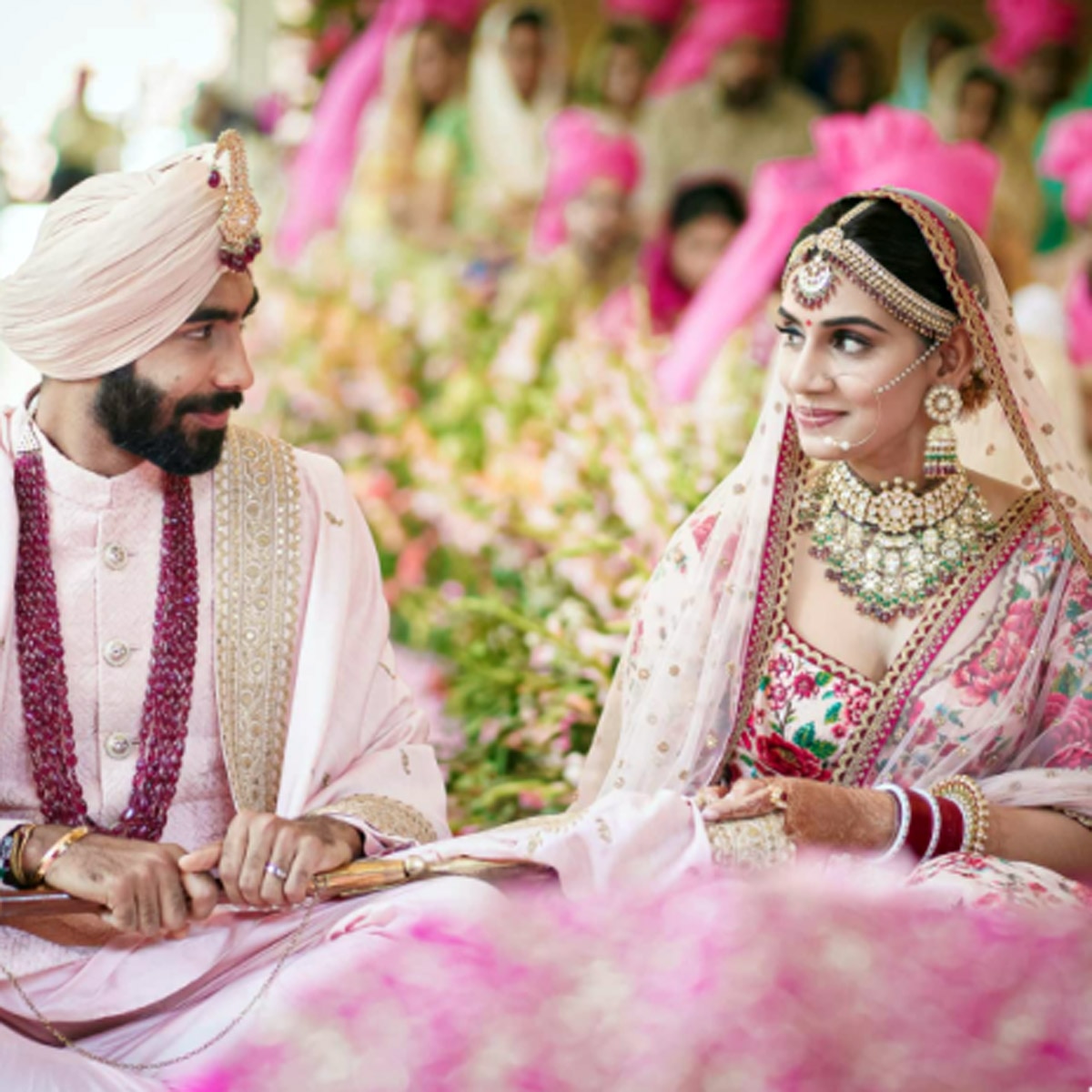 जसप्रीत बुमराह और संजना गणेशन