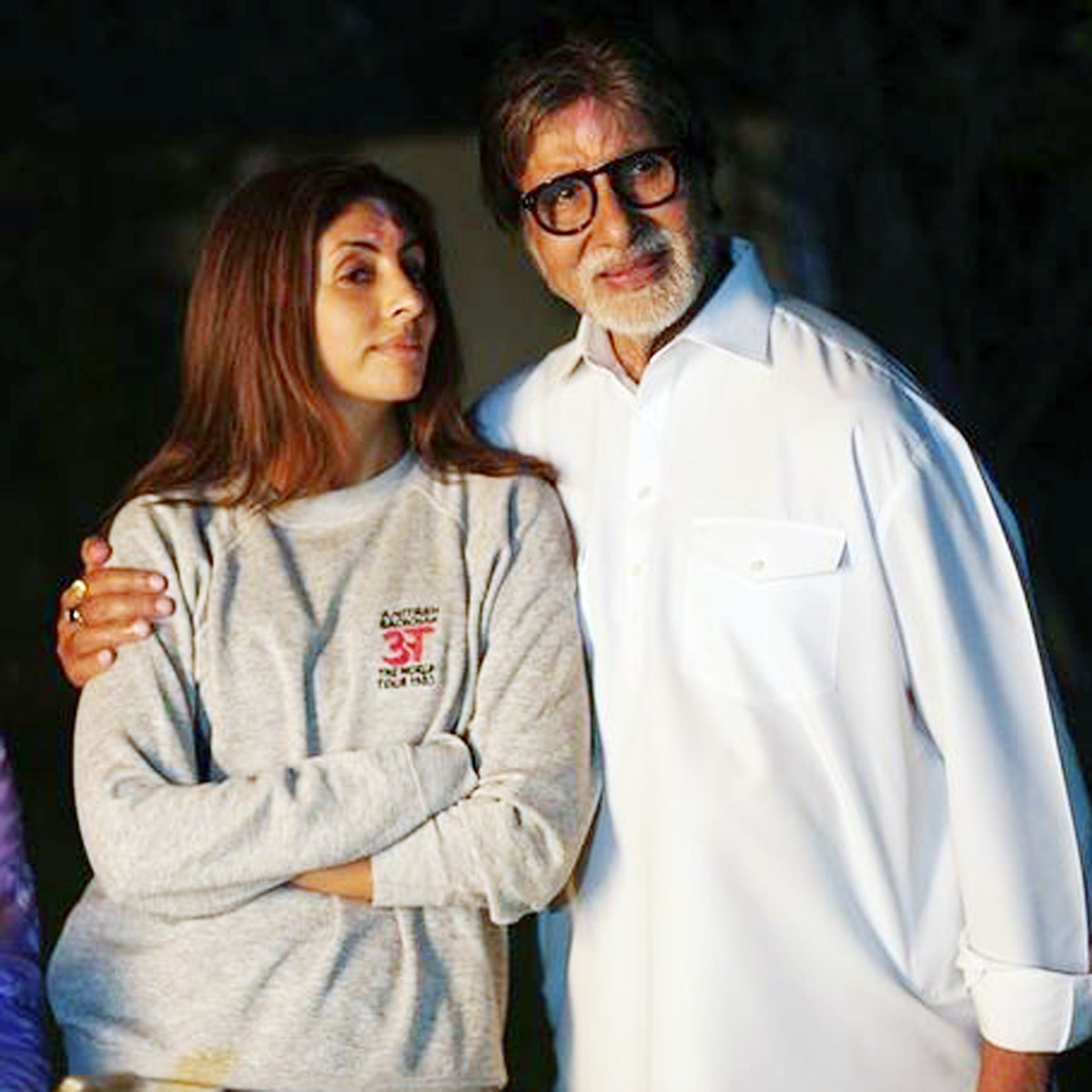 श्वेता संग अमिताभ