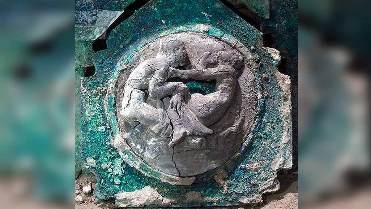 God Of Lust 2000 year old Chariot Pompeii 