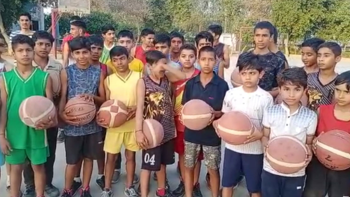 अहर गांव से निकले हैं कई बास्केटबॉल खिलाड़ी (फोटो-कमलप्रीत सभरवाल)