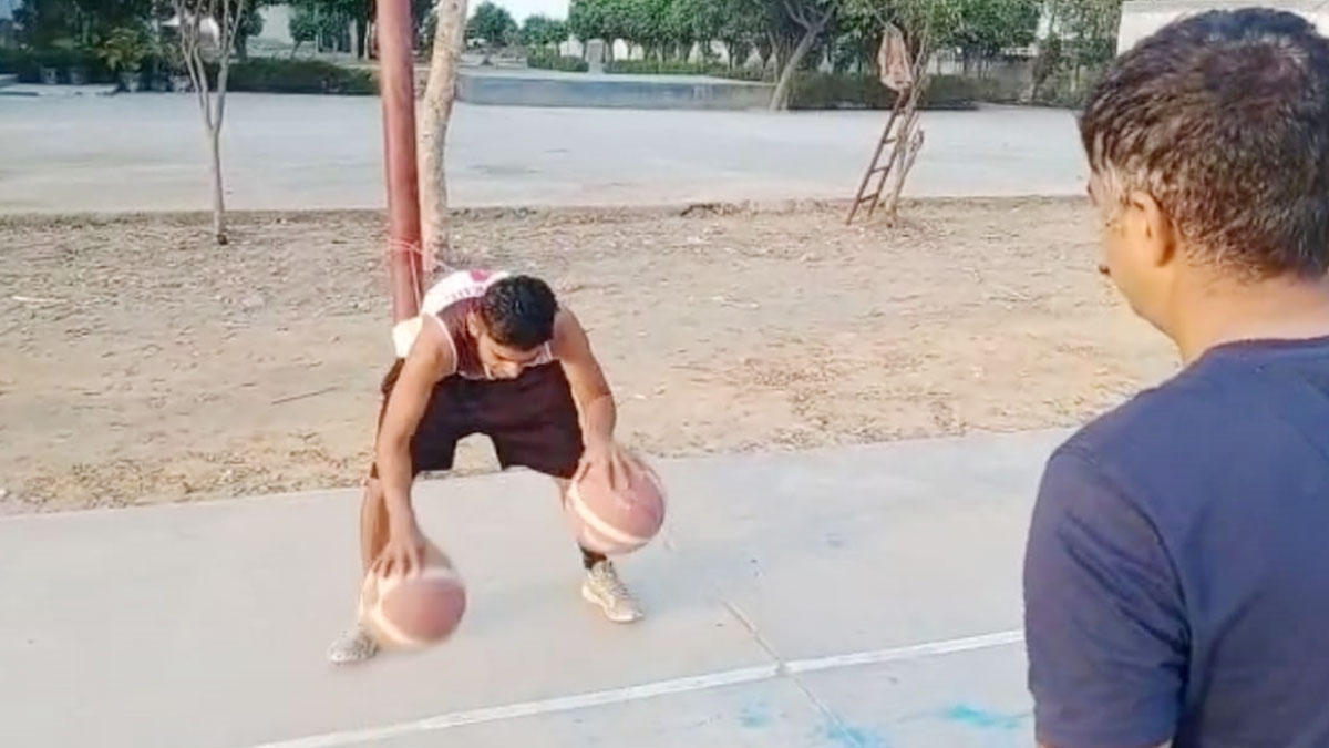 अहर गांव से निकले हैं कई बास्केटबॉल खिलाड़ी (फोटो-कमलप्रीत सभरवाल)