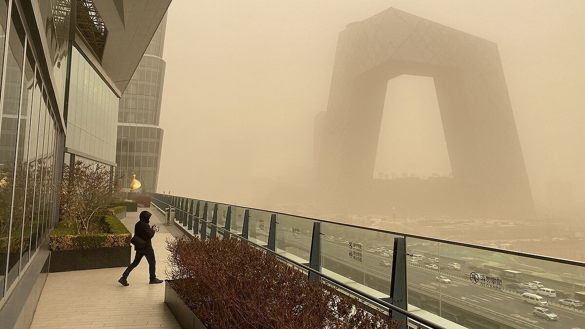 China Beijing Hit With Worst Sandstorm