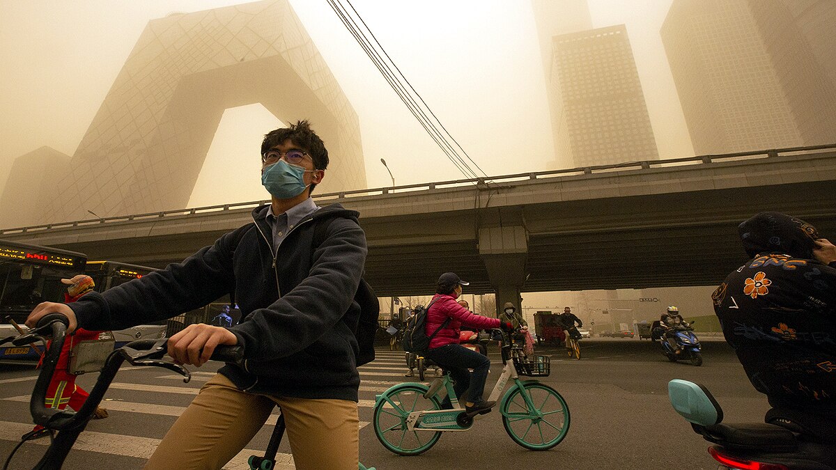 China Beijing Hit With Worst Sandstorm