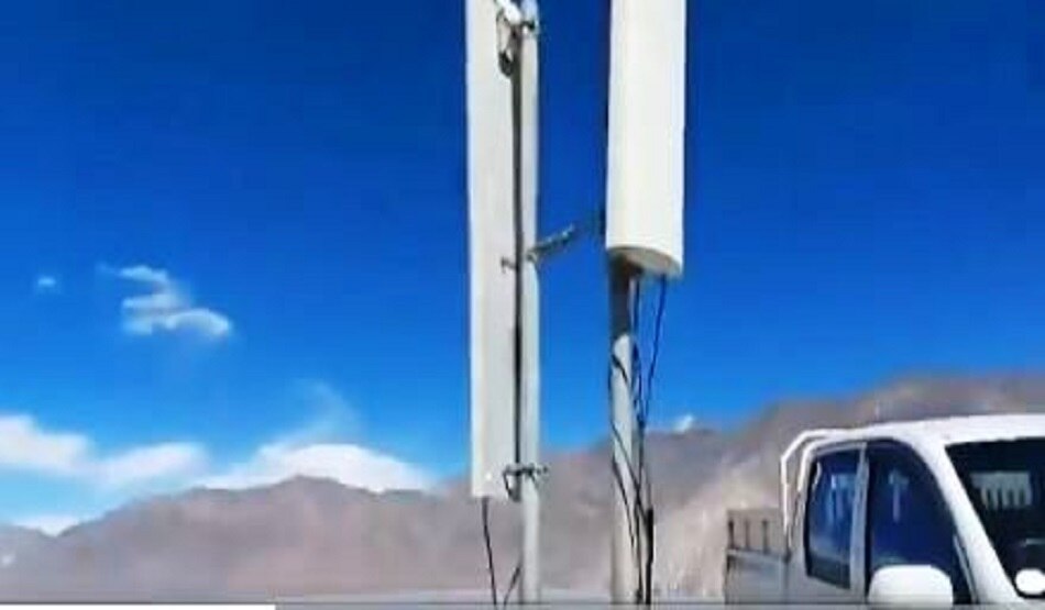 पैंगॉन्ग झील इलाके में पहली बार मोबाइल सेवा