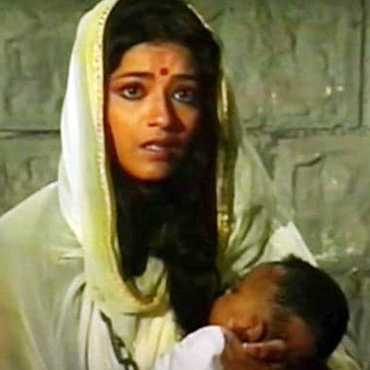 महाभारत सीर‍ियल का एक सीन में शीला शर्मा  