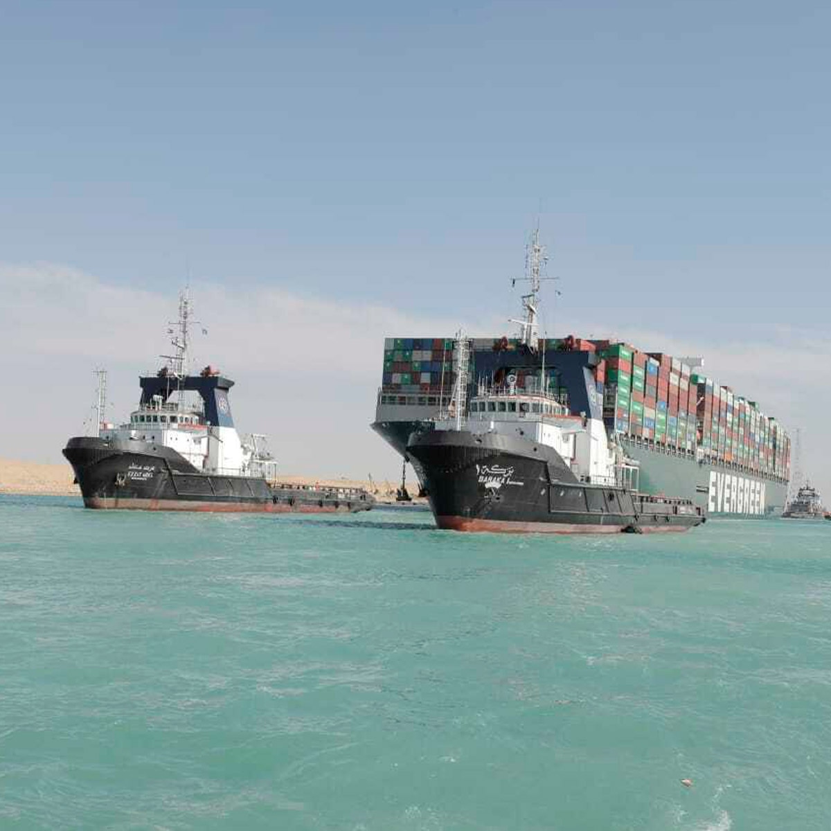 suez canal ship stuck update