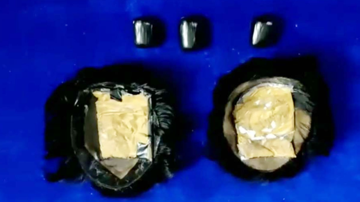  (विग में छुपाकर सोने की स्मगलिंग (फोटो- प्रमोद माधव)