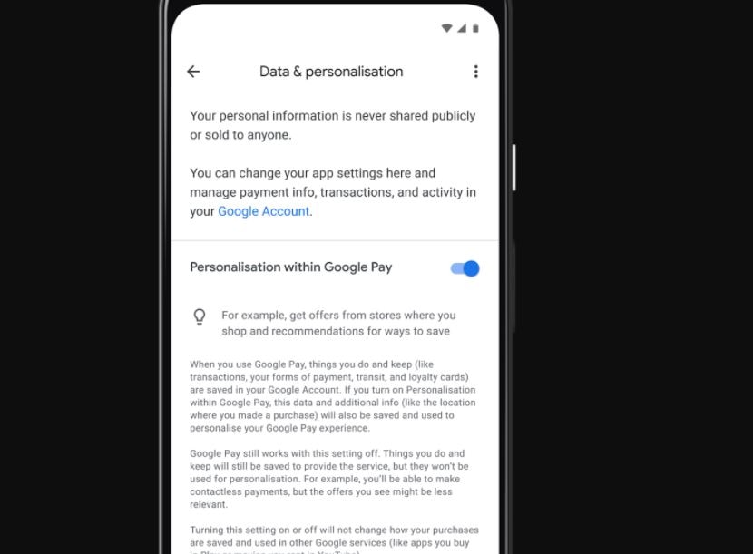 google pay features