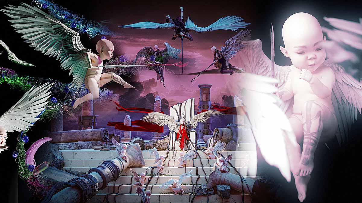 Elon Musk Girlfriend Digital Artwork sold for 42 Crore