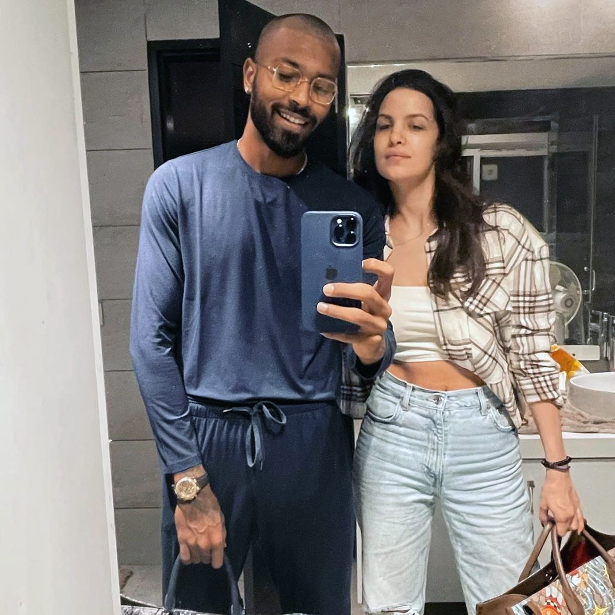 हार्दिक पंड्या और नताशा स्टानकोविक 