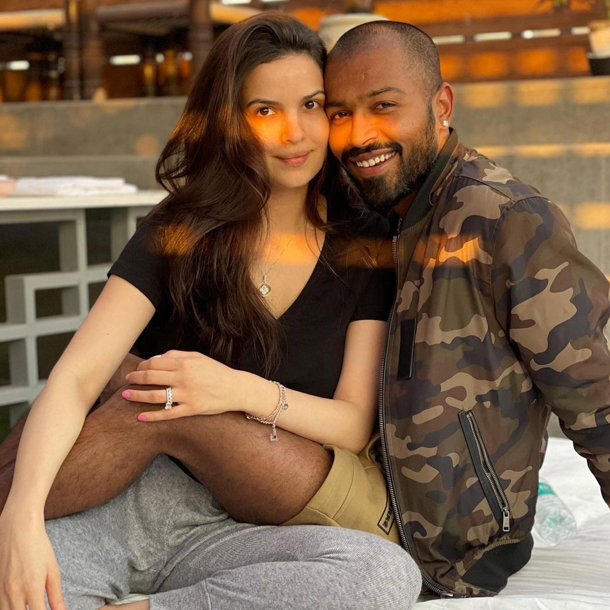 हार्दिक पंड्या और नताशा स्टानकोविक 