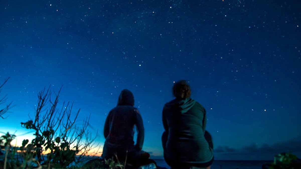 Rare Red Sprite Blue Jet Above Hawaii 