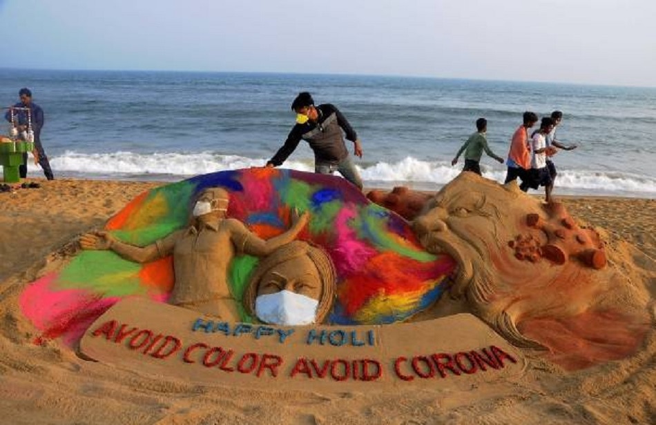 होली पर कोरोना से सावधान 2