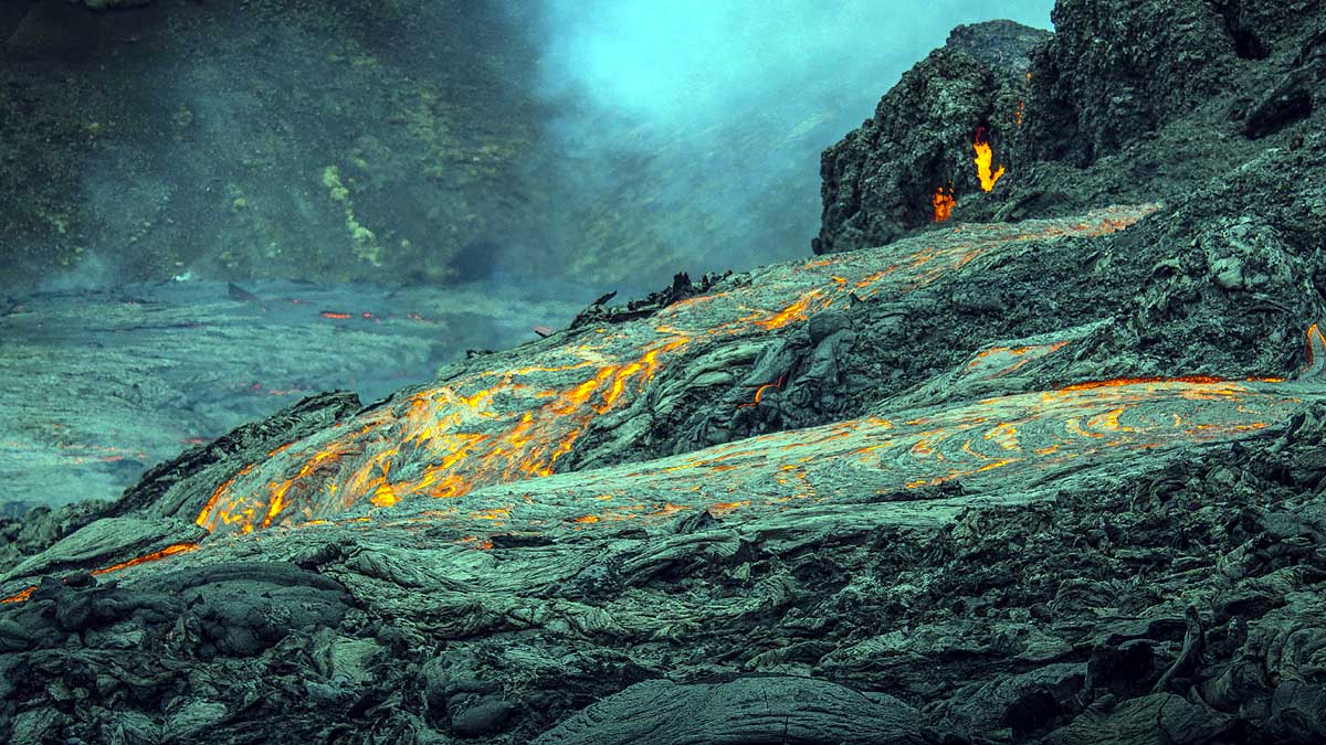 Iceland Reykjavik volcano