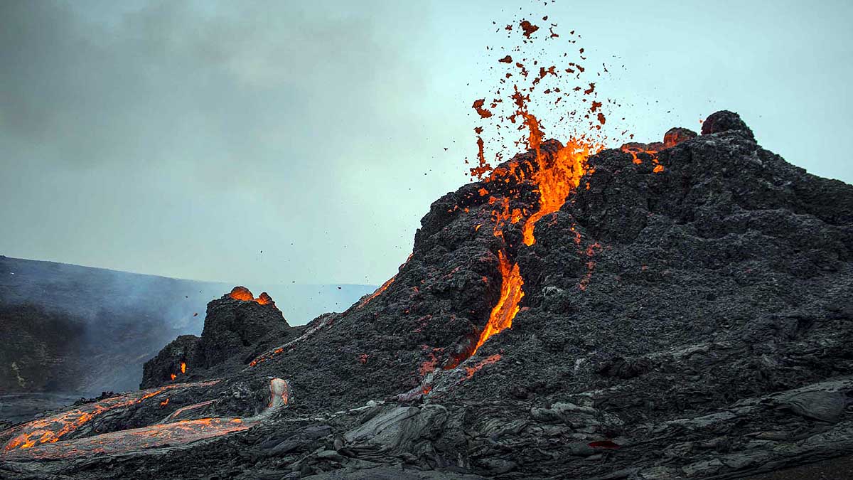 Iceland Reykjavik volcano