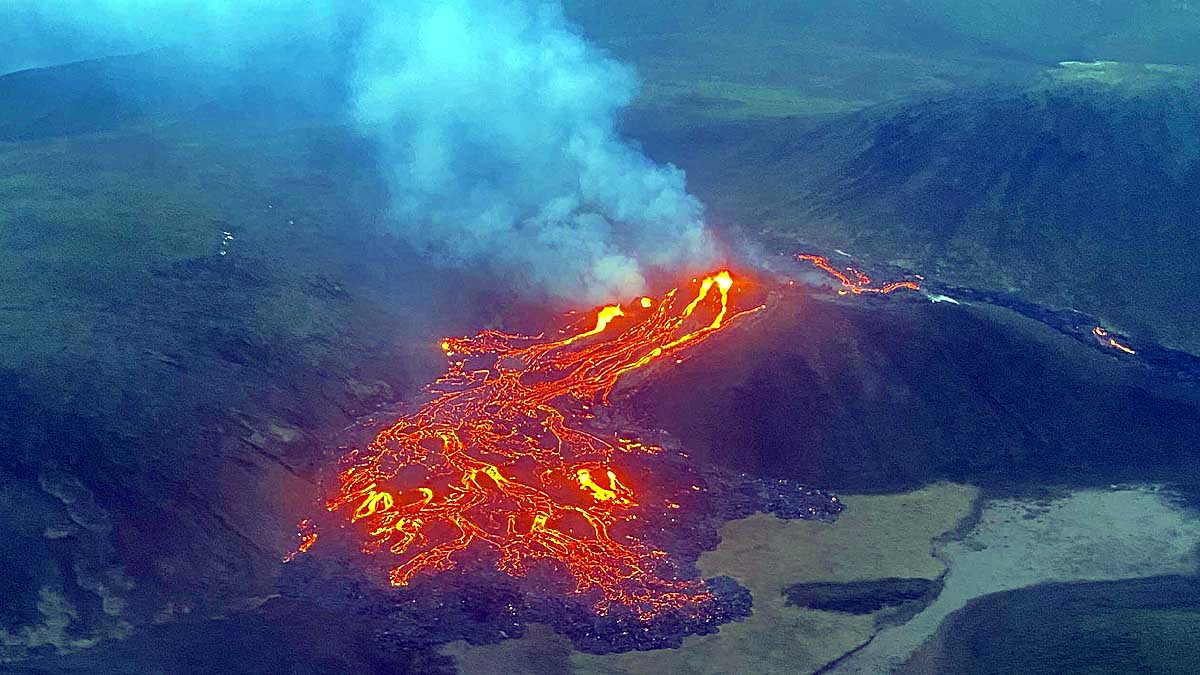 Iceland Reykjavik volcano