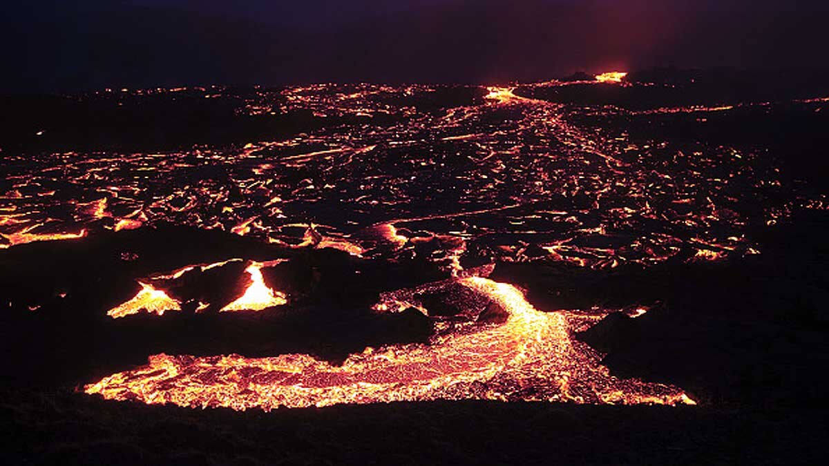Iceland Reykjavik volcano