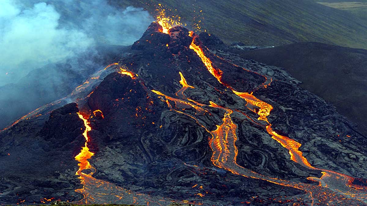 Iceland Reykjavik volcano