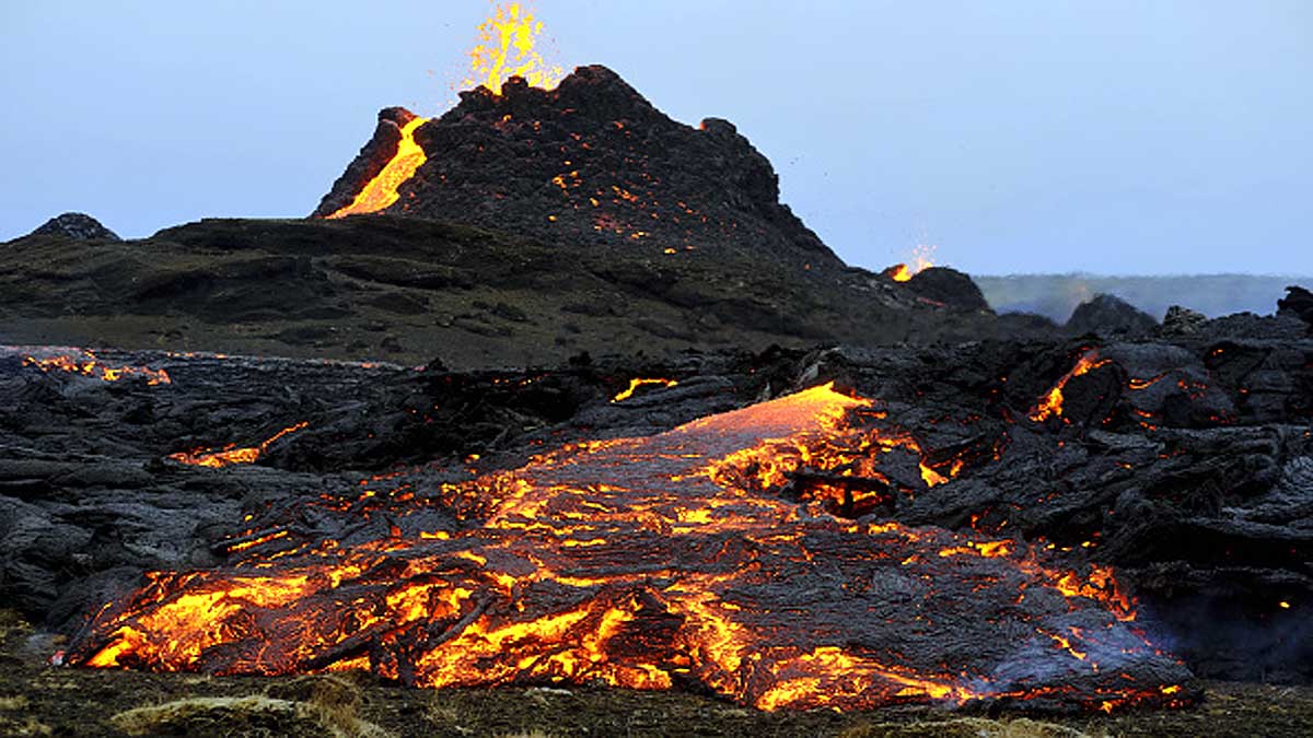 Iceland Reykjavik volcano