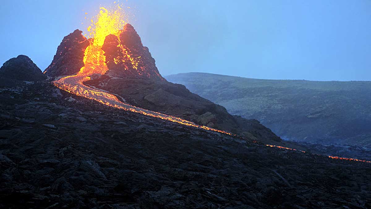Iceland Reykjavik volcano