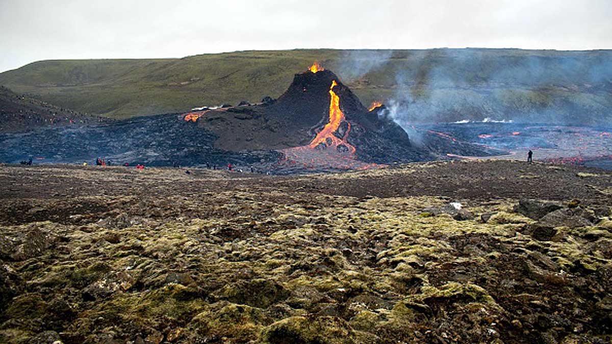 Iceland Reykjavik volcano