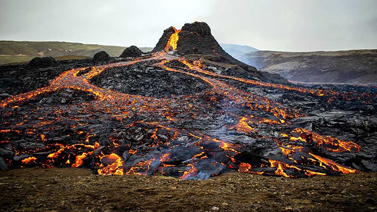 Iceland Reykjavik volcano