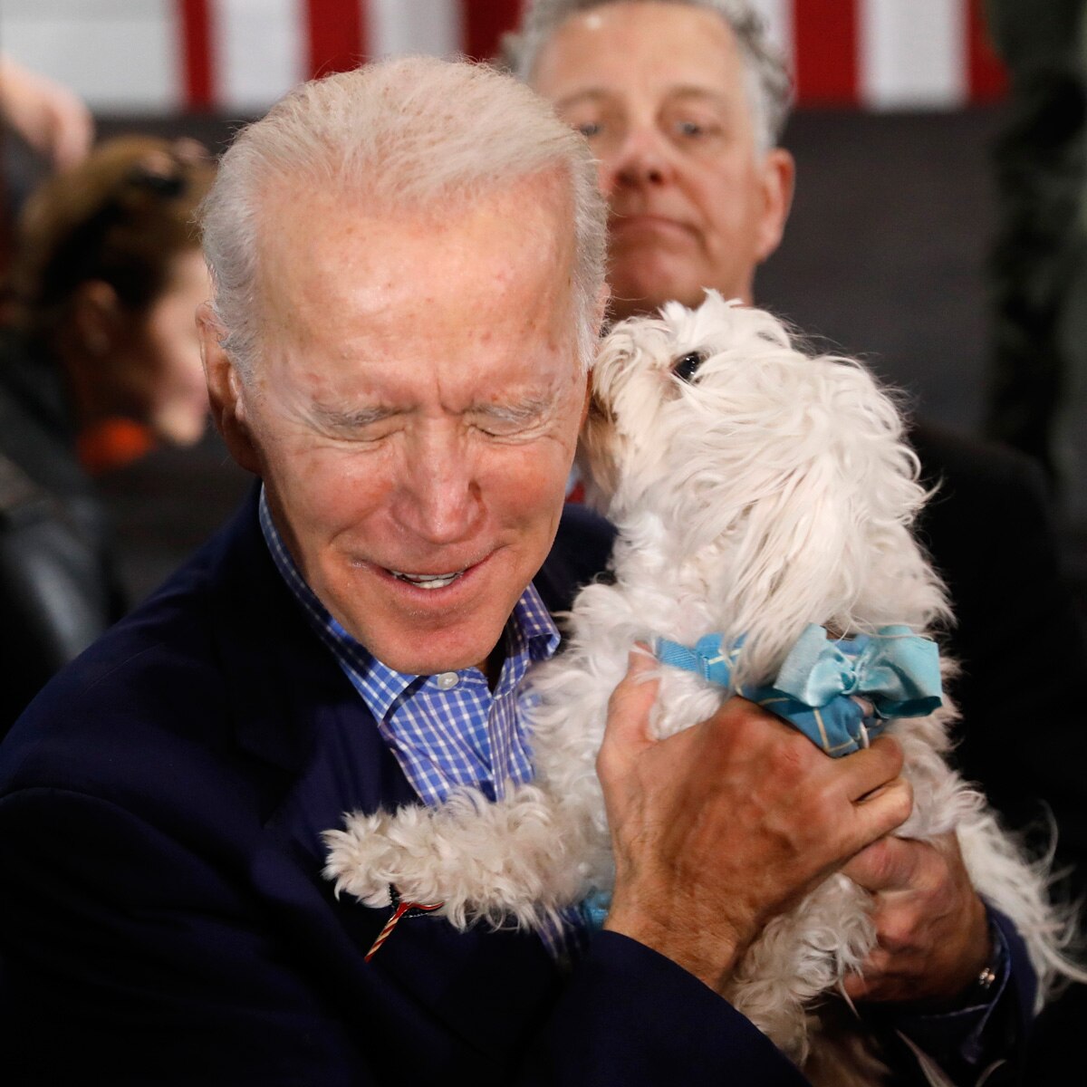 joe biden with his dog