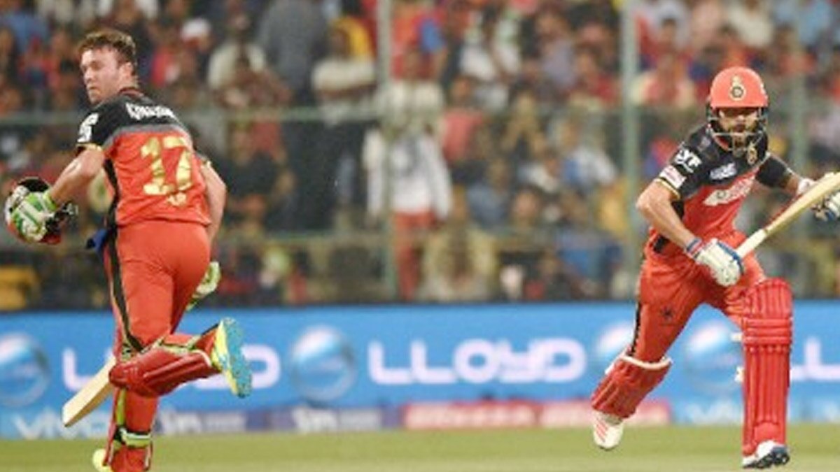 virat kohli and ab de villiers finally take part in race