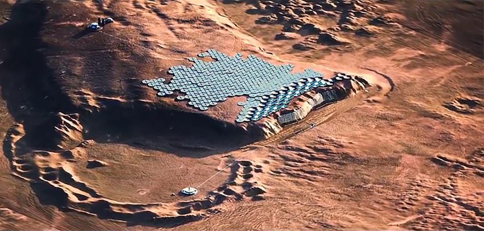 City on Red Planet