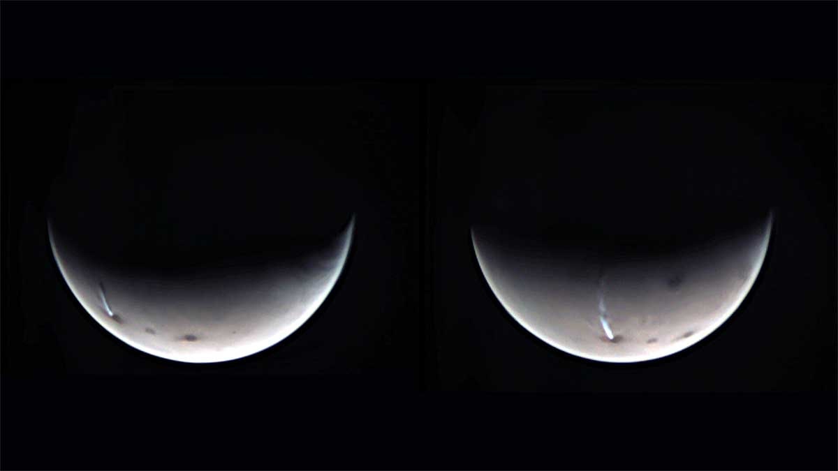 Mars Weird Long Cloud Mangalyaan 