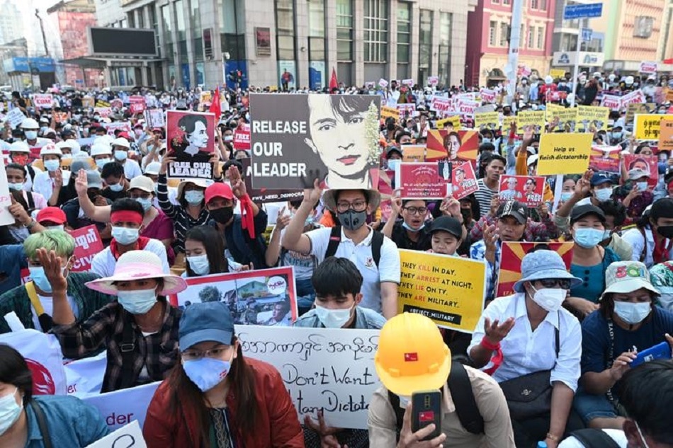 Myanmar protest