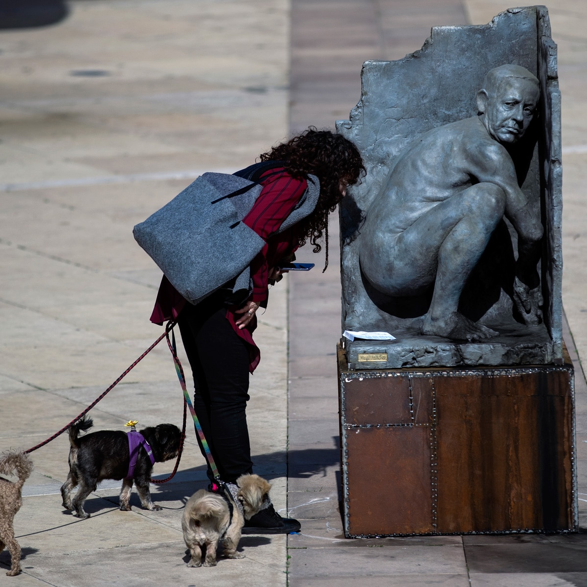 इजरायल के पीएम का स्टैचू