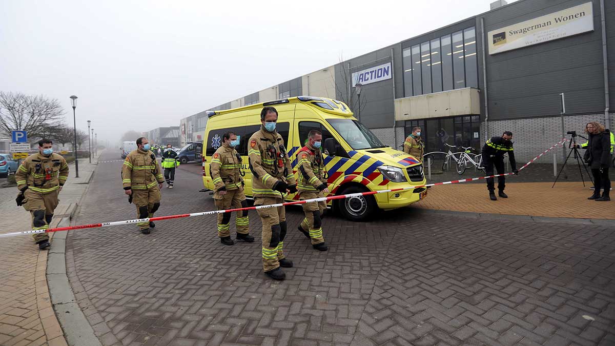 Netherlands Corona Test Centre Bomb Blast