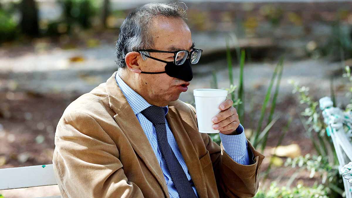 Nose Only Mask Easy for Eating Drinking