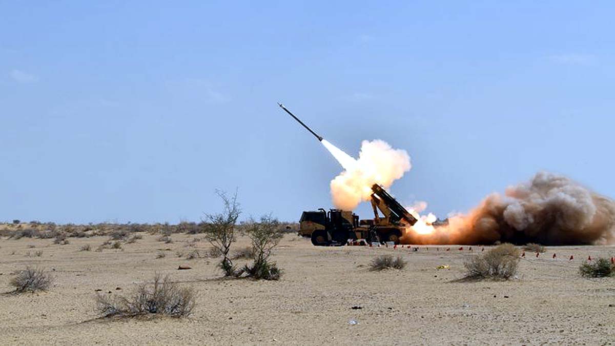 Indigenous Pinaka Guided Missile