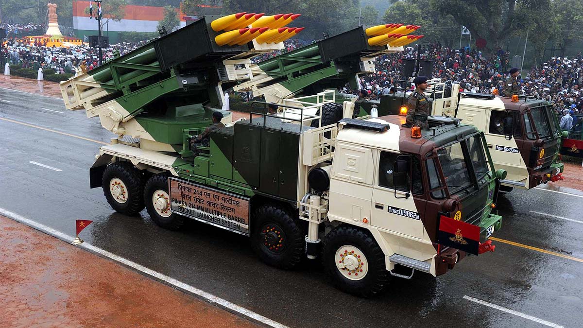 Indigenous Pinaka Guided Missile