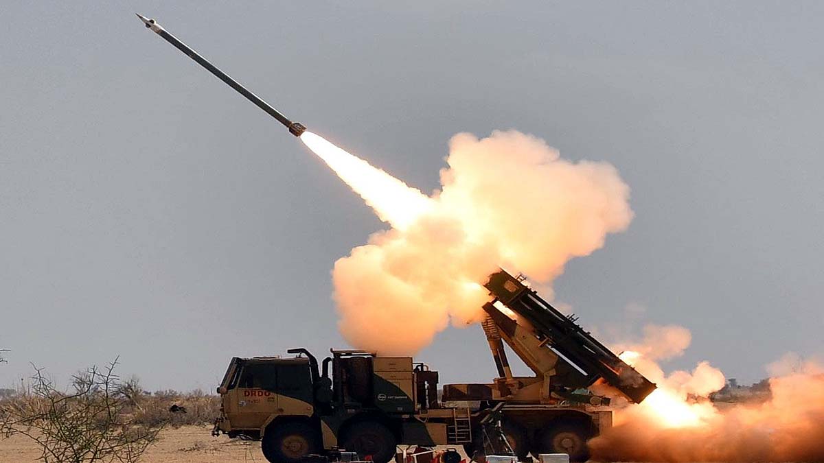 Indigenous Pinaka Guided Missile