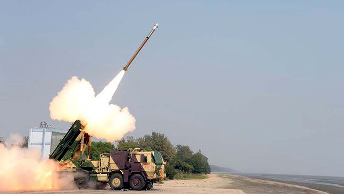 Indigenous Pinaka Guided Missile